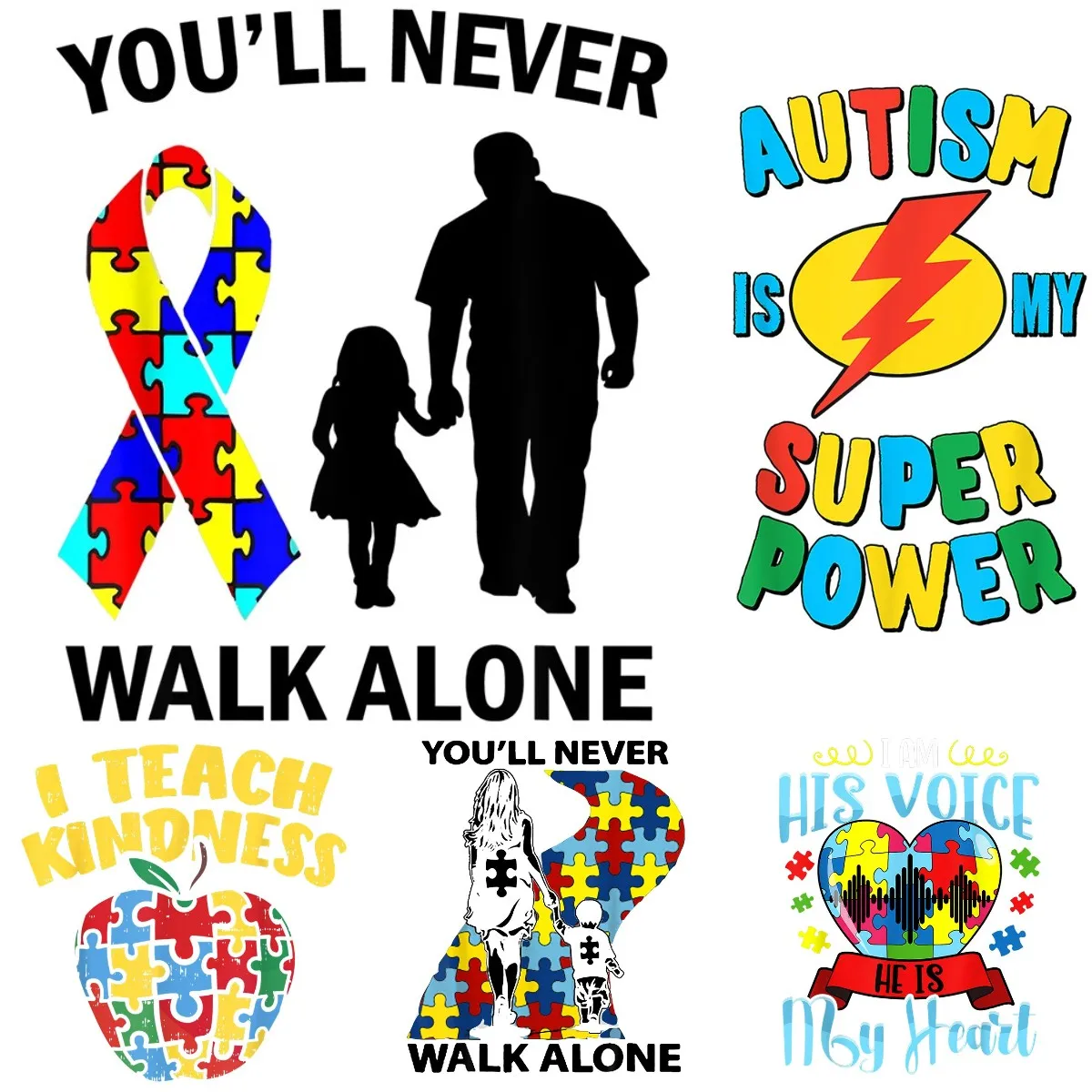 Autism Funny Graphic Iron On Transfer Sticker For Cloth Heat Tranfer Appliques For Clothing Parches Termoadhesivos Para Ropa
Autism Funny Graphic Iron On Transfer Sticker For Cloth Heat Tranfer Appliques For Clothing Parches Termoadhesivos Para Ropa