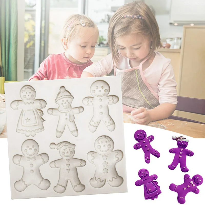 Cake Mould 2020 Christmas Gingerbread Man Series Silicone Mold Fondant Cake Mold Chocolate Candy Clay Mold Kitchen Tools
Cake Mould 2020 Christmas Gingerbread Man Series Silicone Mold Fondant Cake Mold Chocolate Candy Clay Mold Kitchen Tools