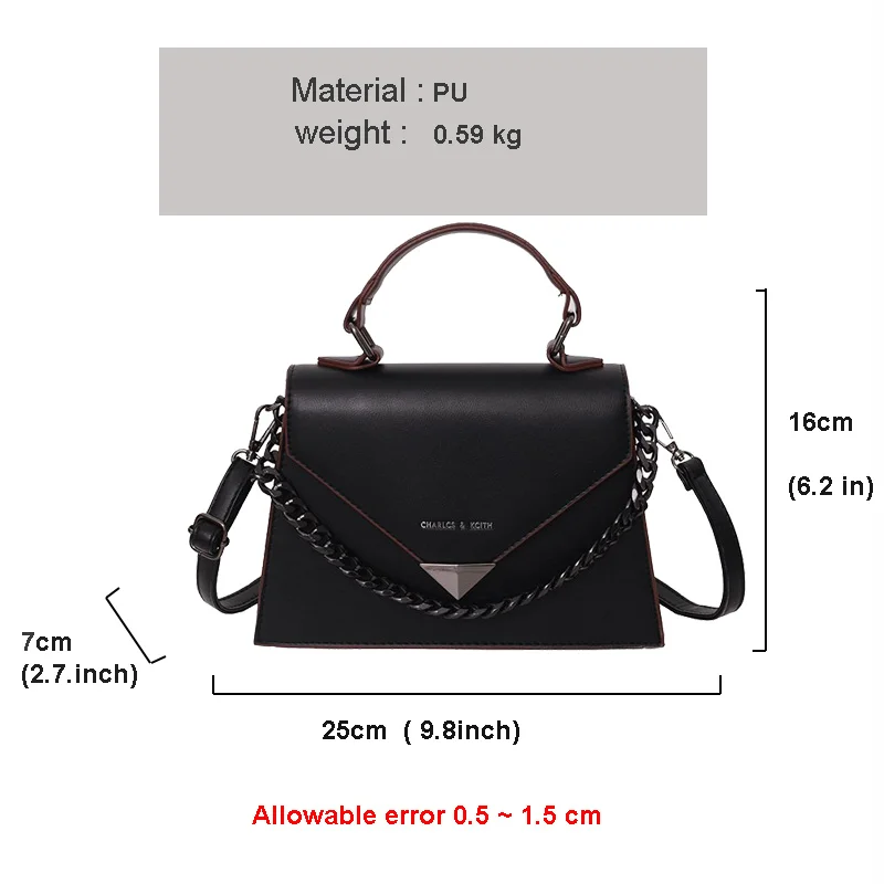 2021 New Ladies Retro Shoulder Bag Simple Casual Pu Leather Messenger Bag Metal Chain All-Match Fashionable Woman Handbag Wallet
2021 New Ladies Retro Shoulder Bag Simple Casual Pu Leather Messenger Bag Metal Chain All-Match Fashionable Woman Handbag Wallet