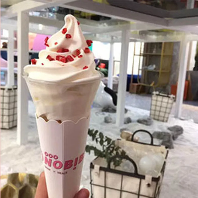 100pcs Net red ice cream dessert cup brithday party favors creative 200ml small cake pastry clear plastic cups with paper tube
100pcs Net red ice cream dessert cup brithday party favors creative 200ml small cake pastry clear plastic cups with paper tube