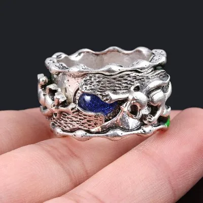 New Style Bucket Broken Sky Xiao Yan Same Ring Wu Lei Retro Luminous Dripping Oil Soul Ring Na Ring Men's Ring
New Style Bucket Broken Sky Xiao Yan Same Ring Wu Lei Retro Luminous Dripping Oil Soul Ring Na Ring Men's Ring