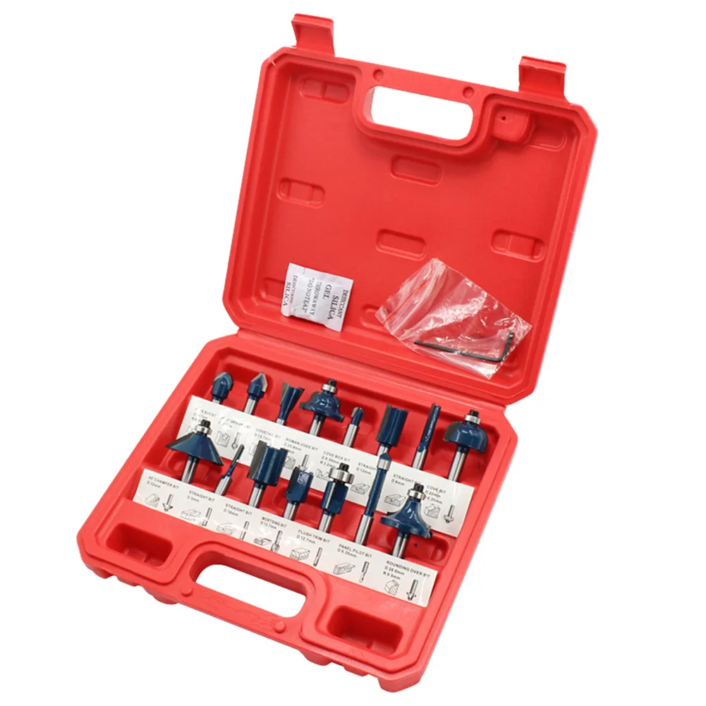 12/15pcs 1/4 inch High Quality Handle Woodworking Drill Carving Tool Hardwood Trimming Engraving Machine Milling Cutter
12/15pcs 1/4 inch High Quality Handle Woodworking Drill Carving Tool Hardwood Trimming Engraving Machine Milling Cutter
