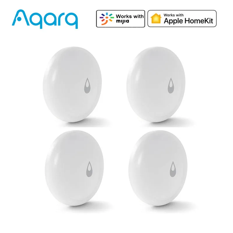 Датчик утечки воды Aqara ZigBee Водонепроницаемый погружной датчик IP67 работает с