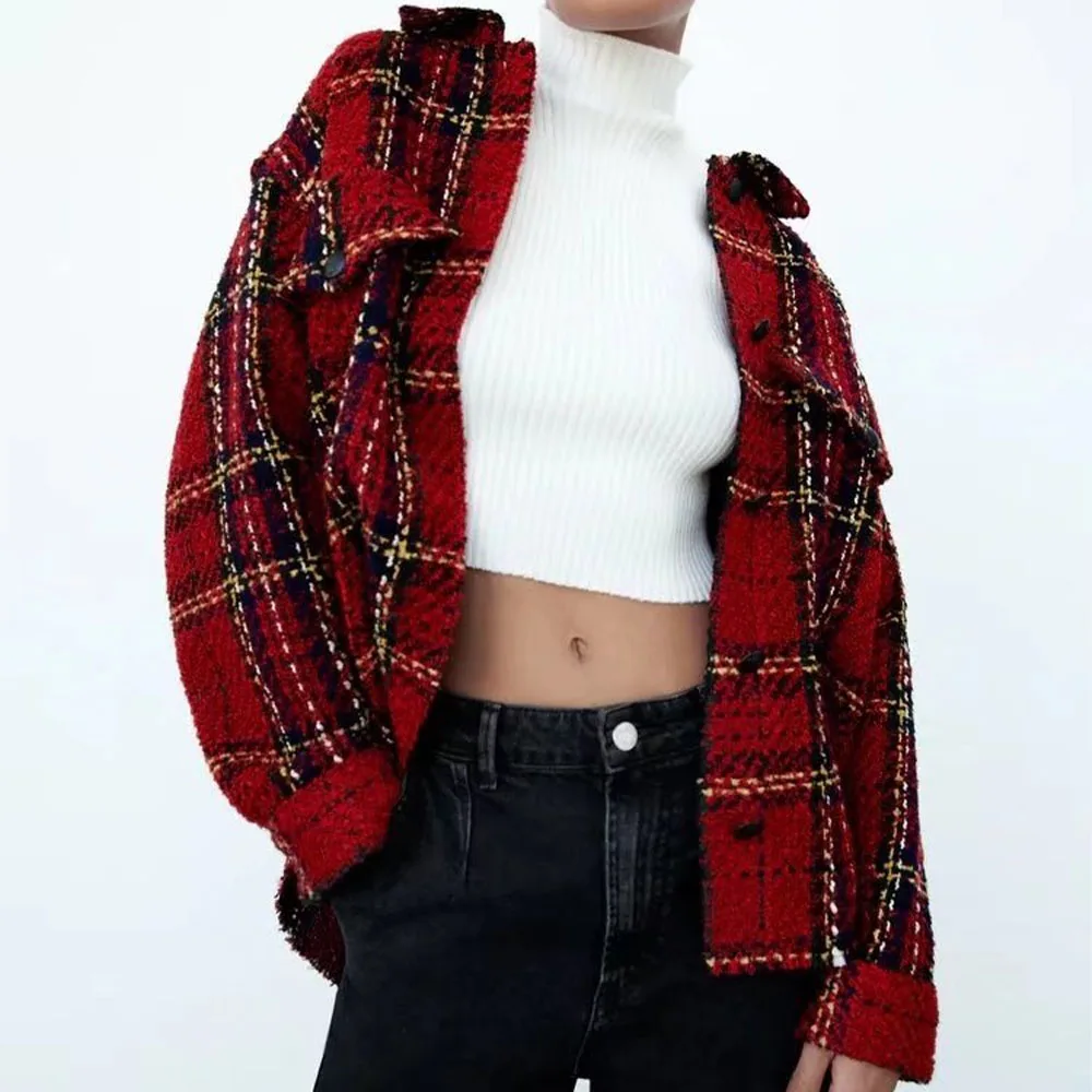 DiYiG WOMAN 2021 autumn and winter New Korean style women's clothing casual fashion Red loose woolen coat
DiYiG WOMAN 2021 autumn and winter New Korean style women's clothing casual fashion Red loose woolen coat
