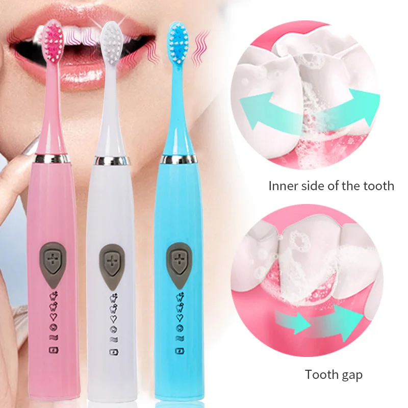 Clean Mouth Waterproof Dental Care Ultrasonic Smart Toothbrush Electric Toothbrush 3 in 1 5 Vibration Modes Sonic Toothbrush
Clean Mouth Waterproof Dental Care Ultrasonic Smart Toothbrush Electric Toothbrush 3 in 1 5 Vibration Modes Sonic Toothbrush