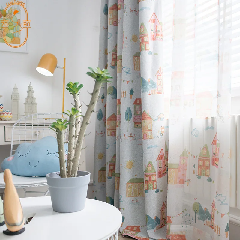 Children's Room Cartoon Printing Curtains Blackout Curtains Girls Room Curtains for Living Room Bedroom Finished Products
Children's Room Cartoon Printing Curtains Blackout Curtains Girls Room Curtains for Living Room Bedroom Finished Products