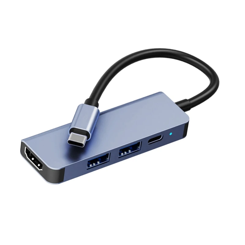 Адаптер USB C с 4K USB C на HDMI-совместимый концентратор, USB 3,0, 3 мультипортовых концентратора для Pro
Адаптер USB C с 4K USB C на HDMI-совместимый концентратор, USB 3,0, 3 мультипортовых концентратора для Pro