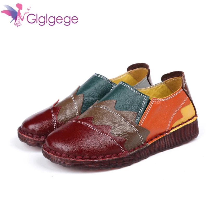Xiuteng 2019 Women Loafers Patches stitching Flat Shoes Woman Summer Flats Soft Candy colors Genuine Leather Moccasins Loafers
Xiuteng 2019 Women Loafers Patches stitching Flat Shoes Woman Summer Flats Soft Candy colors Genuine Leather Moccasins Loafers