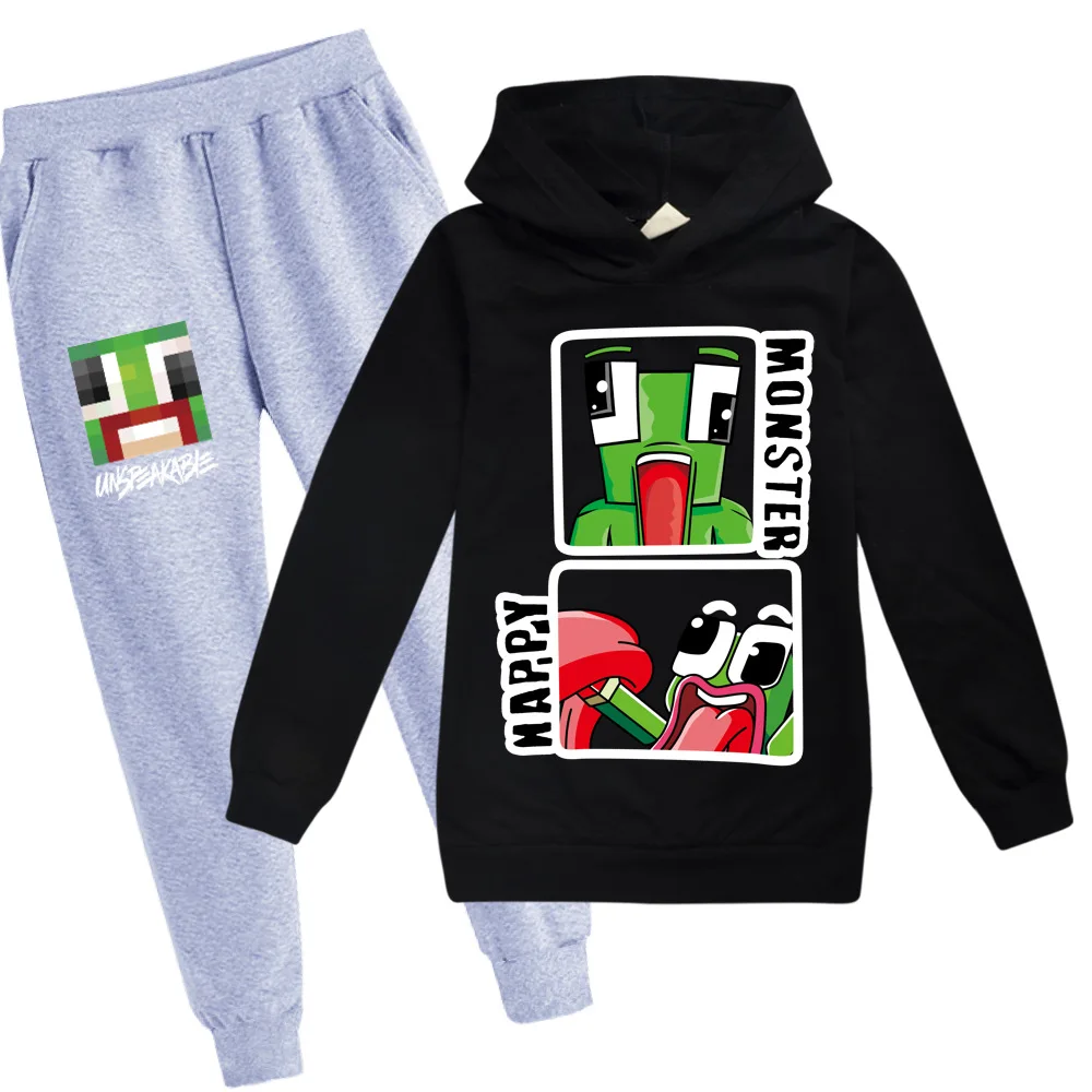 New Unspeakable Spring Kids Clothes Sets 2Pcs Boys Girls Fashion Cotton Hoodies Harem Pant Casual Jogging Suit fall Sweatshirts 
New Unspeakable Spring Kids Clothes Sets 2Pcs Boys Girls Fashion Cotton Hoodies Harem Pant Casual Jogging Suit fall Sweatshirts