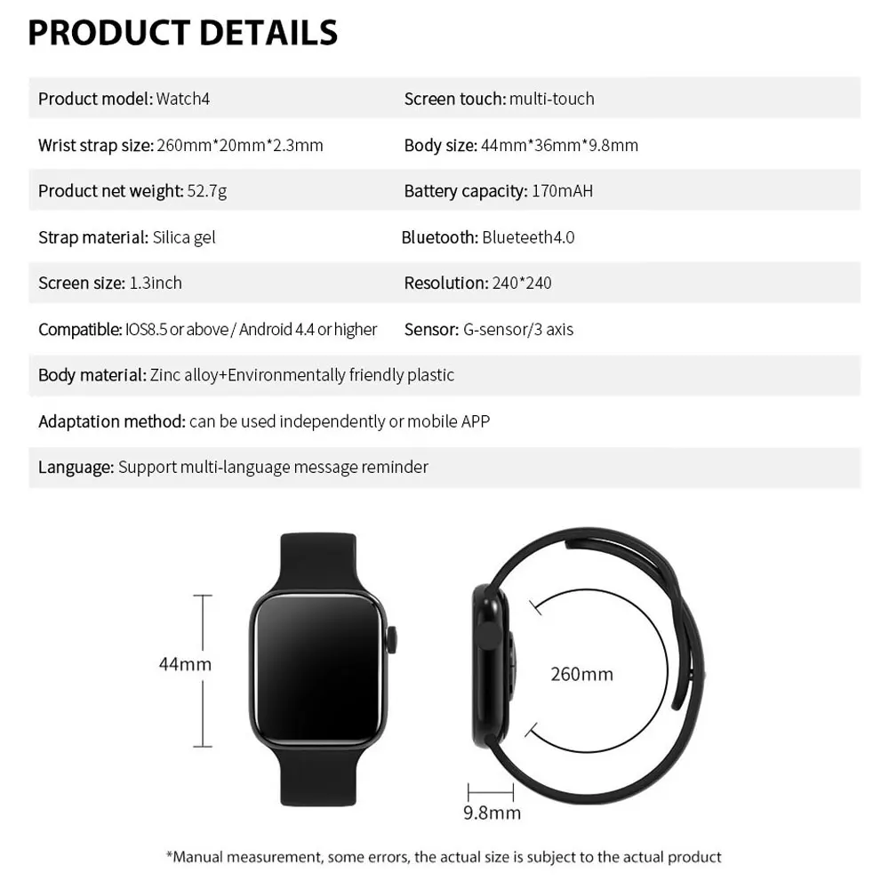 PEACHFIT W4 Smart Watch Heart Rate Monitor Blood Pressure Fitness Bracelet Women Men Smartwatch PK B57 P70 F10 IWO 8 9 | Электроника