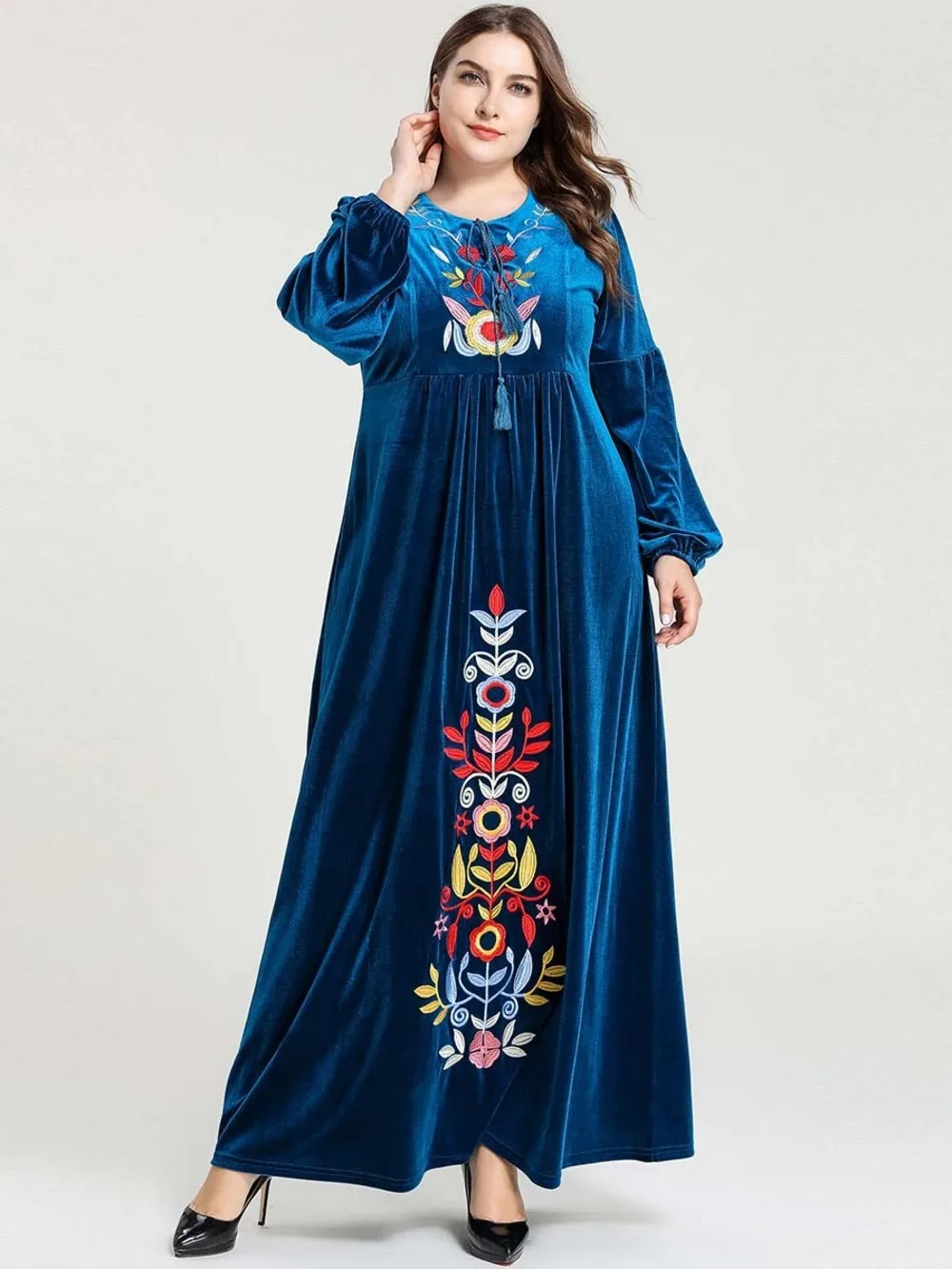 New Hijab Muslim Abaya Dress For Women Islamic Dresses Dubai Elegant Evening | Тематическая одежда и униформа