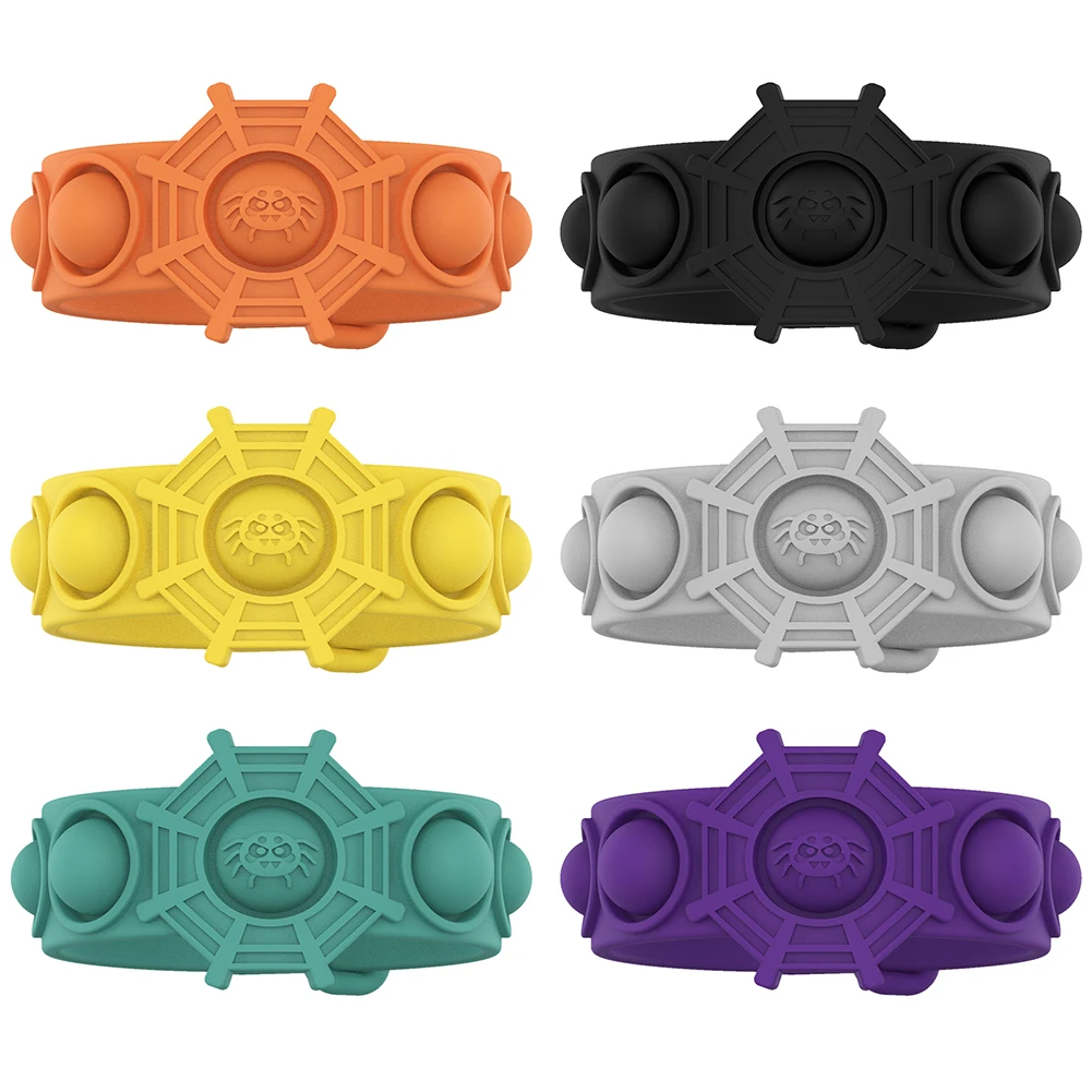 Anti-Stress Halloween Spider Push Bubble Bracelet Kid Adult Press Special Anti-Stress Game Stress Relief Fidget Toys
Anti-Stress Halloween Spider Push Bubble Bracelet Kid Adult Press Special Anti-Stress Game Stress Relief Fidget Toys