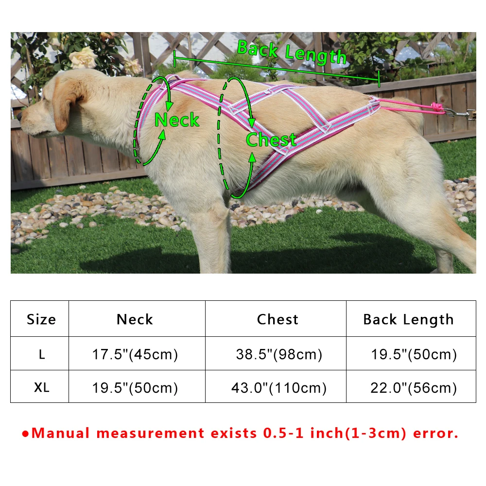 Pet Sled Harness Dog Pulling Harness Mushing X Back Harness for Dog Training Working Exercise Sledding skijoring Scootering 
Pet Sled Harness Dog Pulling Harness Mushing X Back Harness for Dog Training Working Exercise Sledding skijoring Scootering