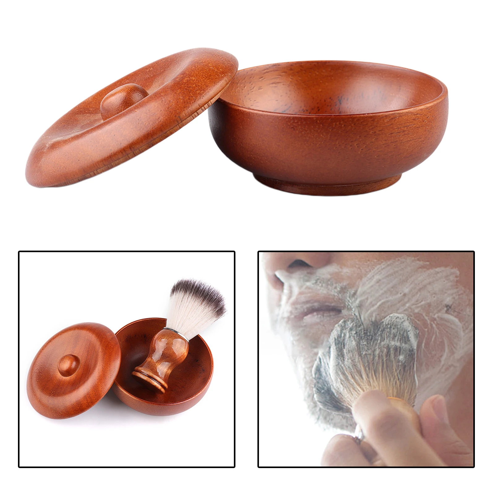 Wooden Shaving Soap Bowl with Cover Lathering Shave Soap Face Cleaning Shaving Hair Removal Shaving Brushes Mugs
Wooden Shaving Soap Bowl with Cover Lathering Shave Soap Face Cleaning Shaving Hair Removal Shaving Brushes Mugs