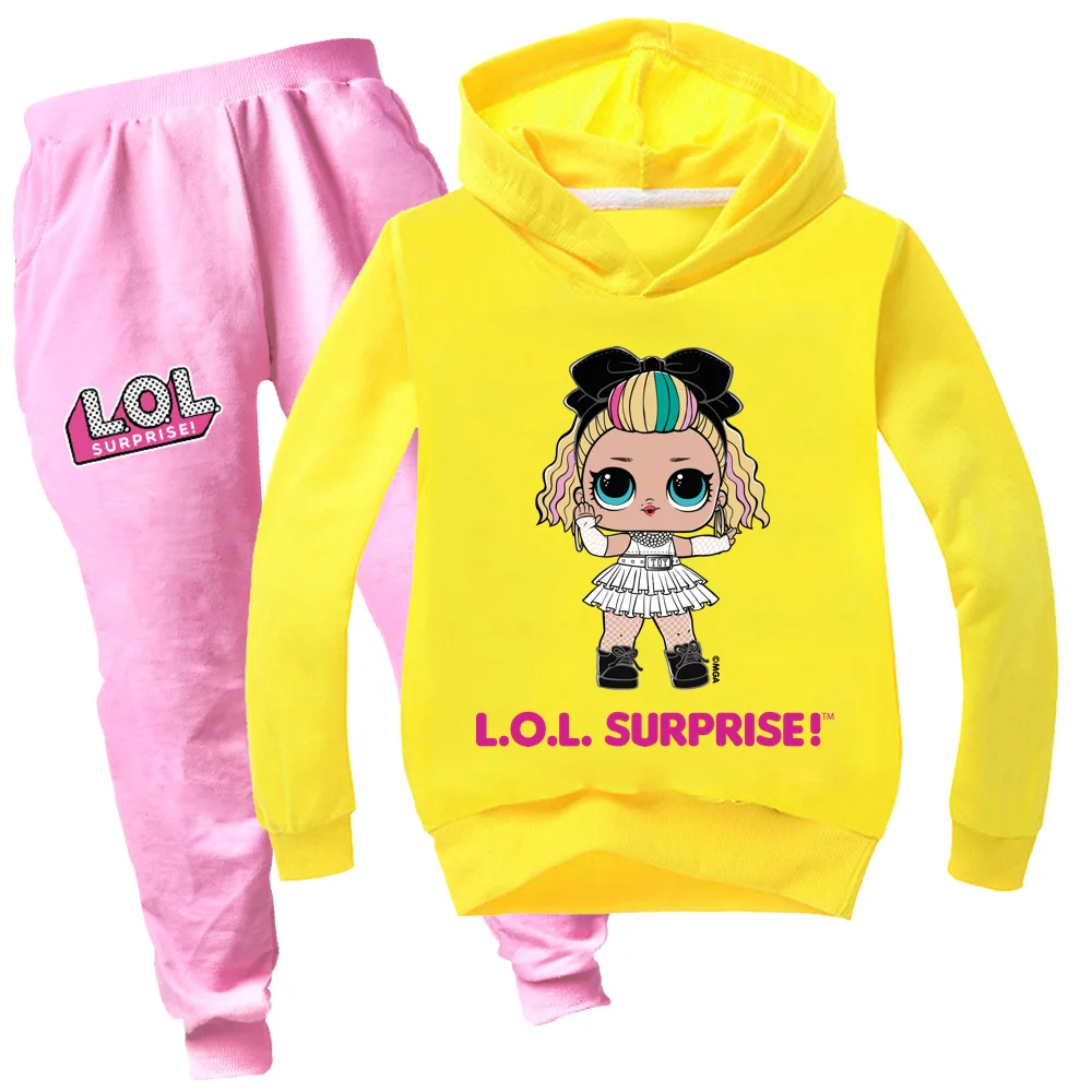 Fashion Fall kid cartoon doll girl suit spring kids clothes girls long-sleeved T-shirt+casual pants children's lol Hoodies suit
Fashion Fall kid cartoon doll girl suit spring kids clothes girls long-sleeved T-shirt+casual pants children's lol Hoodies suit