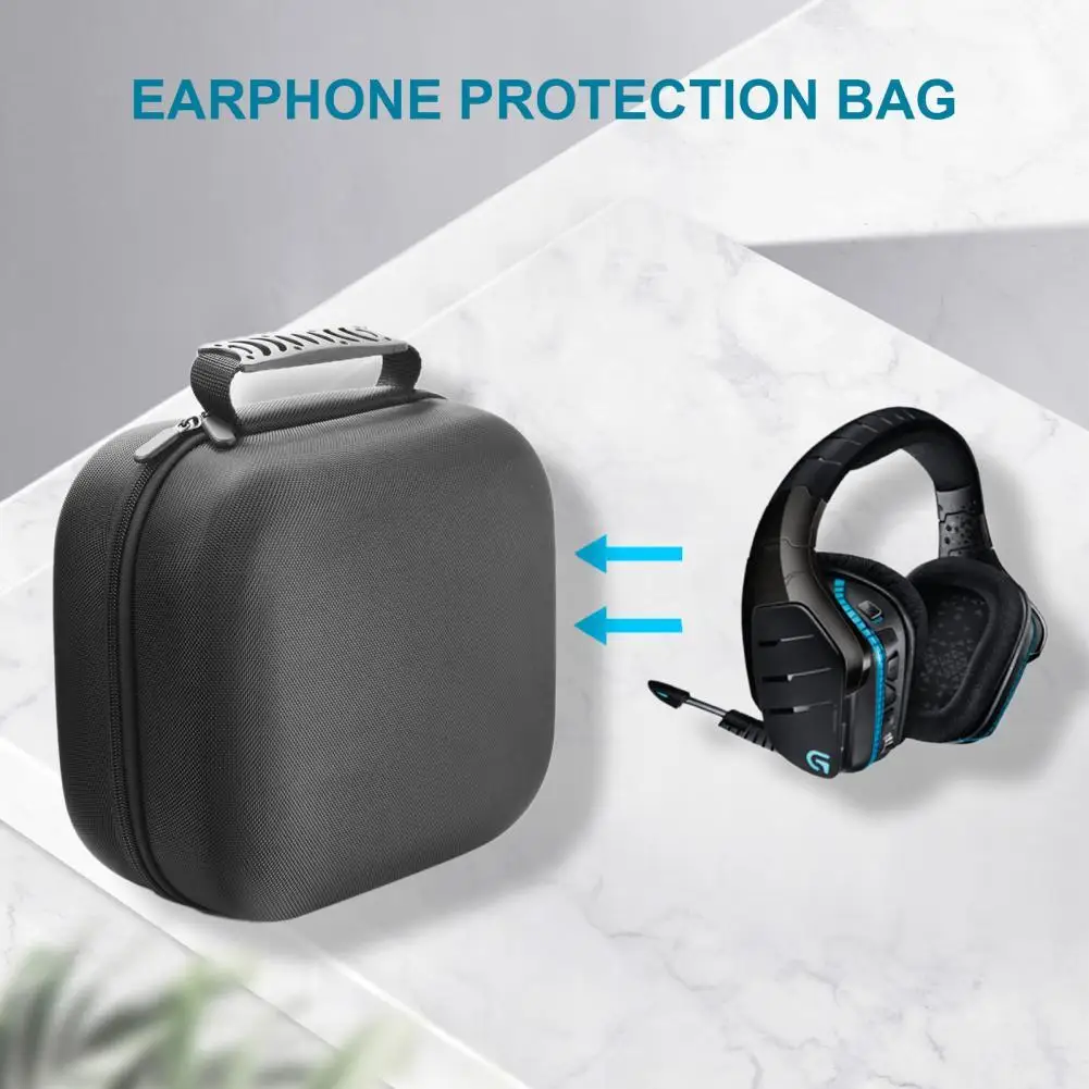 

Protective Case Anti-scratch Good Hardness Anti-scratch Gaming Bluetooth Headphone Nylon Storage Pouch for Logitech G933