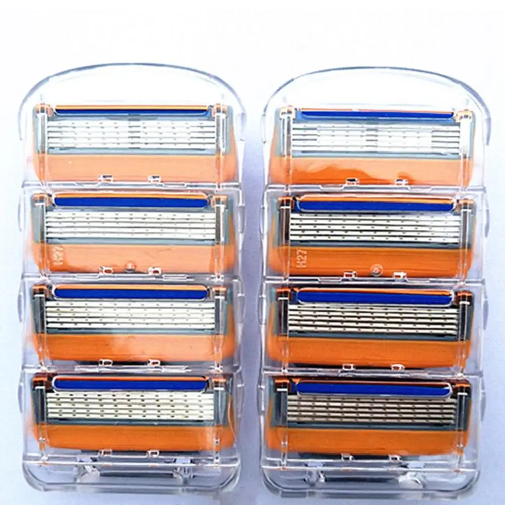 LGT G lettee 8pcs/lot Professional 5 Layers Shaving Razor BladesБритва слоев 8 лезвий Compatible For Men Face Care | Красота
