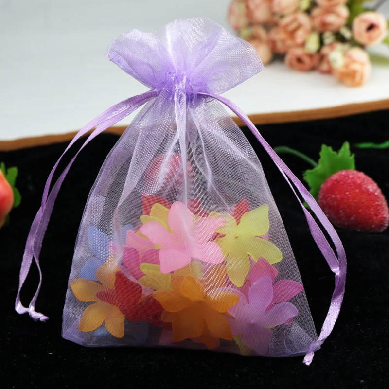 100pcs 9*12cm Light purple Organza Bags Wedding Christmas Gift Bag Jewelry Packaging & Display Pouches custom logo extra charge
100pcs 9*12cm Light purple Organza Bags Wedding Christmas Gift Bag Jewelry Packaging & Display Pouches custom logo extra charge