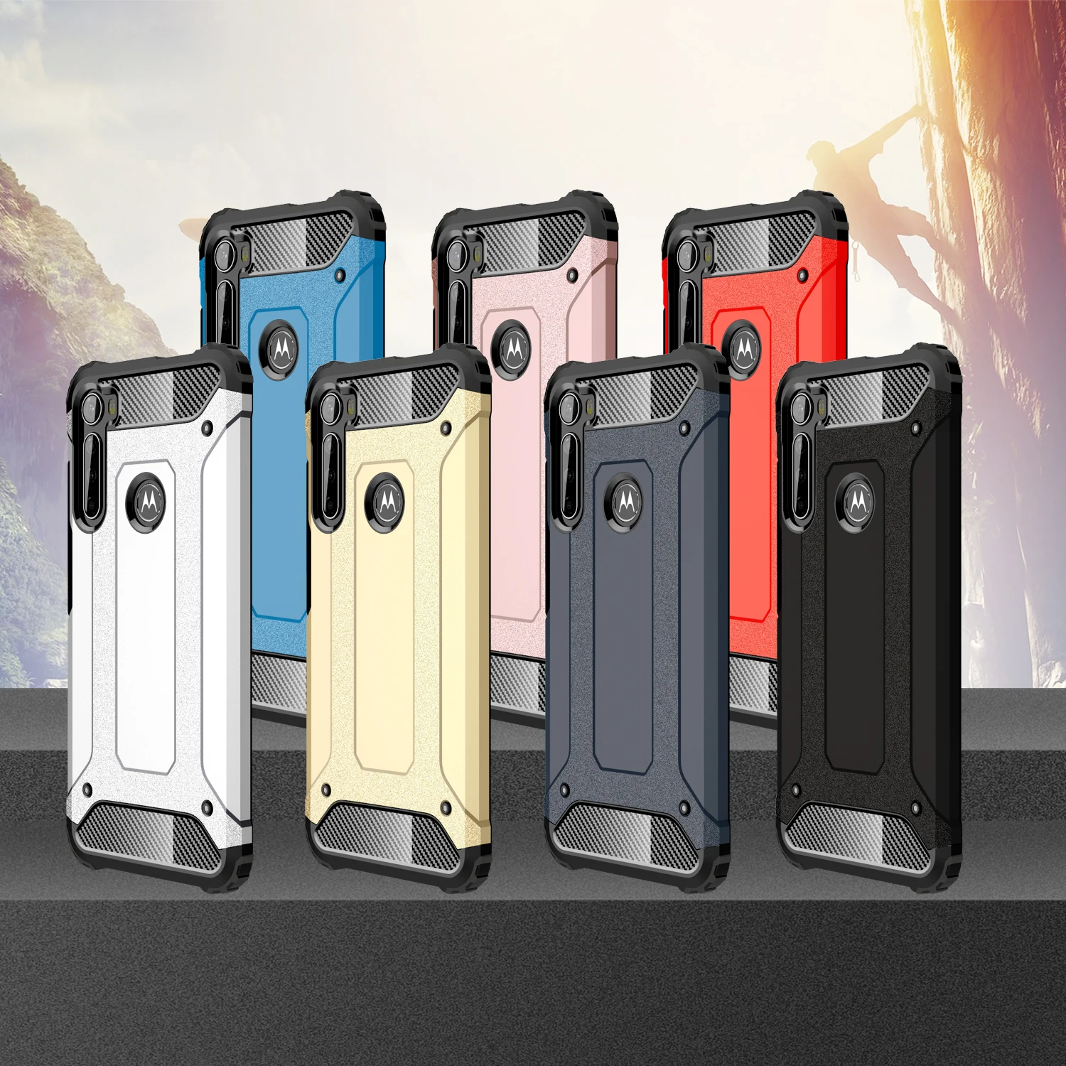 Phone Case For Motorola One Fusion Edge Macro Zoom Action Vision E7 Plus E 2020 Shockproof Rugged PC Protector Armor Back Cover
Phone Case For Motorola One Fusion Edge Macro Zoom Action Vision E7 Plus E 2020 Shockproof Rugged PC Protector Armor Back Cover