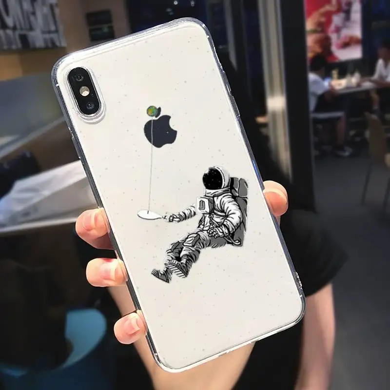 Moon Stars Space Astronaut Phone Case Transparent soft For iphone 5 6 7 8 11 12 s c se plus mini x xs xr pro max cover shell
Moon Stars Space Astronaut Phone Case Transparent soft For iphone 5 6 7 8 11 12 s c se plus mini x xs xr pro max cover shell