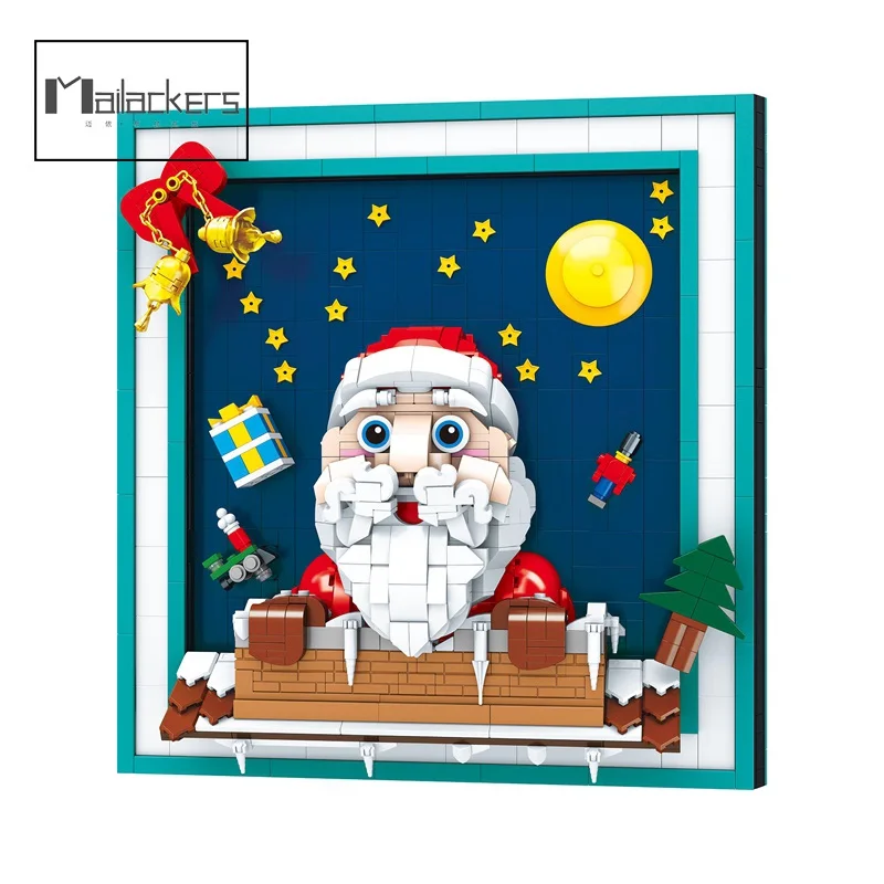 Mailackers Рождественский DIY Санта-Клаус фото фотообои зимняя игрушка модель строительный блок кирпич Дети Рождественские подарки набор
Mailackers Рождественский DIY Санта-Клаус фото фотообои зимняя игрушка модель строительный блок кирпич Дети Рождественские подарки набор