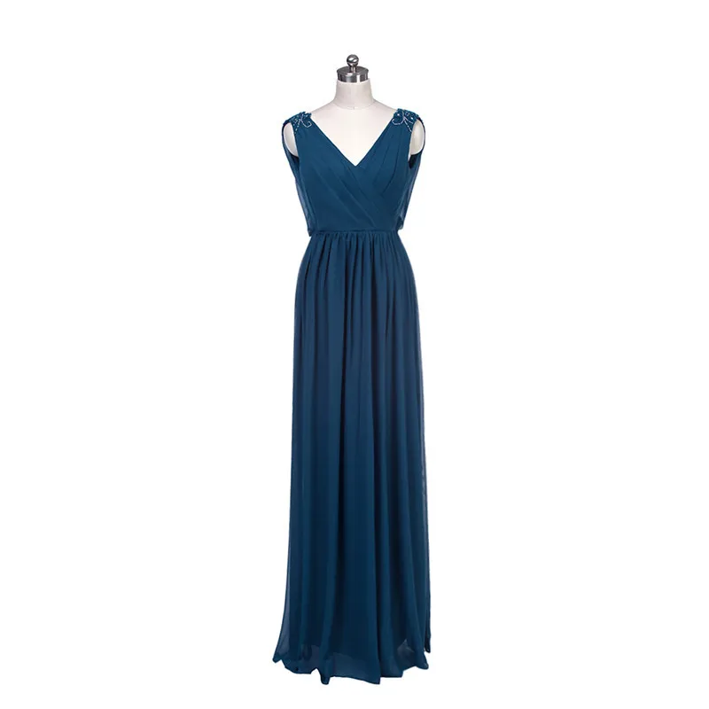 Real Photo Elegant women Long With Crystals Beads V-Neck Sexy Blue Off The Shoulder vestido de noiva 2018 bridesmaid dresses
Real Photo Elegant women Long With Crystals Beads V-Neck Sexy Blue Off The Shoulder vestido de noiva 2018 bridesmaid dresses