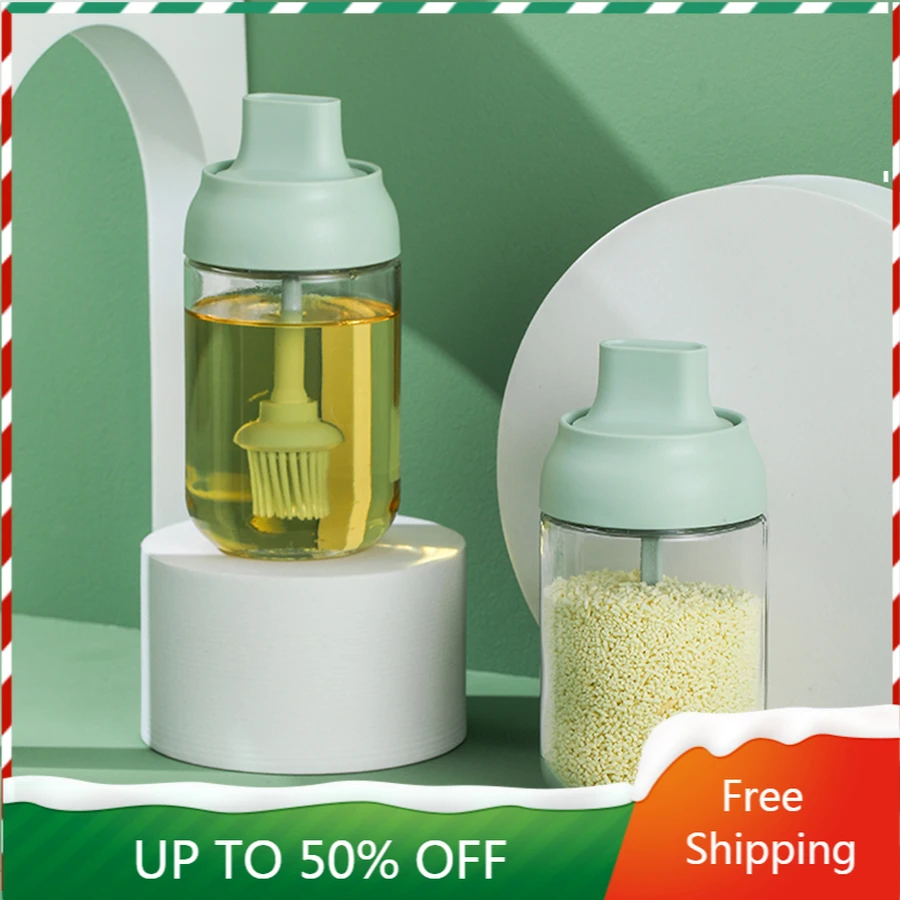 Spices Food Storage Jar Crystal Cute Modern Transparent Kitchen Box Brush Hermetic Spoon Tea Rangement Cuisine Container ZZ50SB
Spices Food Storage Jar Crystal Cute Modern Transparent Kitchen Box Brush Hermetic Spoon Tea Rangement Cuisine Container ZZ50SB