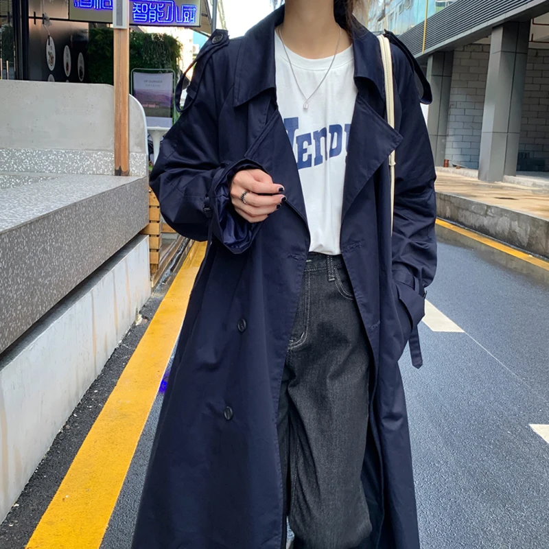 Hzirip Vintage Long Trench Coat Women Elegant Office Lady 2020 New Autumn Solid Casual Loose Belt Thin Windbreaker Vetidos
Hzirip Vintage Long Trench Coat Women Elegant Office Lady 2020 New Autumn Solid Casual Loose Belt Thin Windbreaker Vetidos