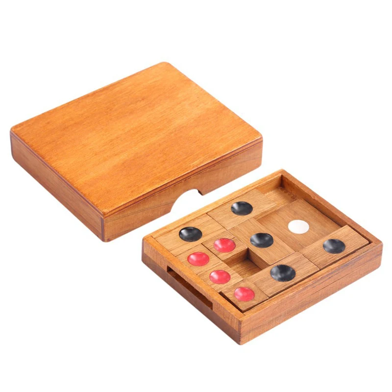 Classical Wooden Slide Escape Puzzle Brain Teaser Chinese Huarong Sliding-Puzzle Kids Intelligence Educational Development Toy
Classical Wooden Slide Escape Puzzle Brain Teaser Chinese Huarong Sliding-Puzzle Kids Intelligence Educational Development Toy