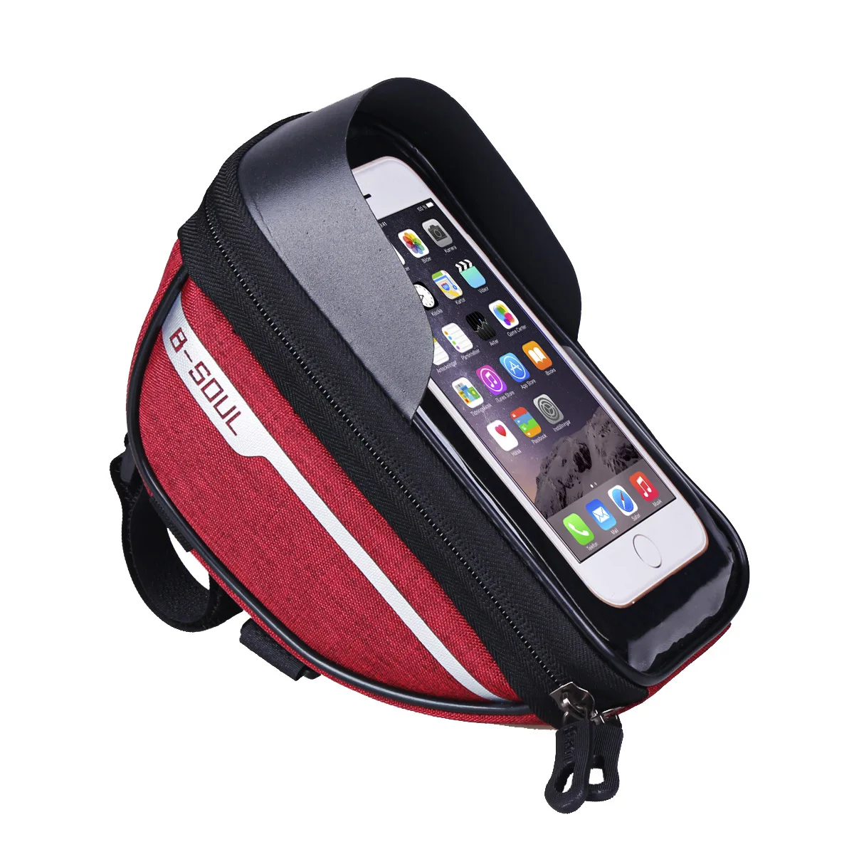 Cycling Bicycle Bike Head Tube Handlebar Cell Mobile Phone Bag Case Holder Screen Phone Mount Bags Case for 6.5in Phone
Cycling Bicycle Bike Head Tube Handlebar Cell Mobile Phone Bag Case Holder Screen Phone Mount Bags Case for 6.5in Phone