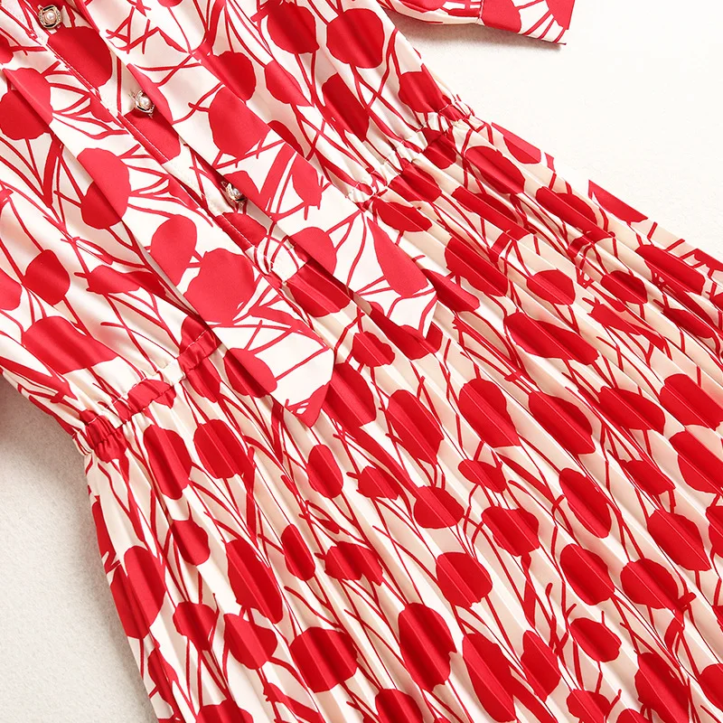 SHUCHAN women dress dress red Bohemian Ankle-Length Regular Bow Summer Chiffon A-Line Dot Natural Beach Style Indie Folk
SHUCHAN women dress dress red Bohemian Ankle-Length Regular Bow Summer Chiffon A-Line Dot Natural Beach Style Indie Folk
