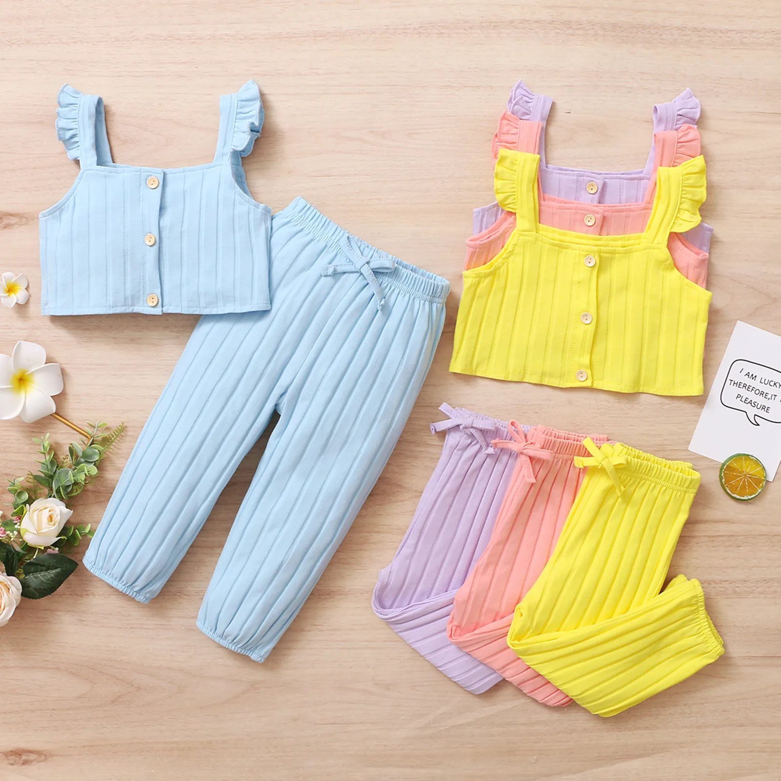 Newborn Baby Girl Clothes Set Toddler Baby Girls Sleeveless Solid Vest Tops+Pants Sports 2PCS Outfits Summer Kids Suit
Newborn Baby Girl Clothes Set Toddler Baby Girls Sleeveless Solid Vest Tops+Pants Sports 2PCS Outfits Summer Kids Suit