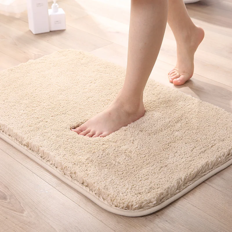 Pure Color Simple High Velvet Thick Microfiber Soft Fluffy Floor Mat Carpet Household Door Mat Bathroom Non-Slip Absorbent Mat
Pure Color Simple High Velvet Thick Microfiber Soft Fluffy Floor Mat Carpet Household Door Mat Bathroom Non-Slip Absorbent Mat