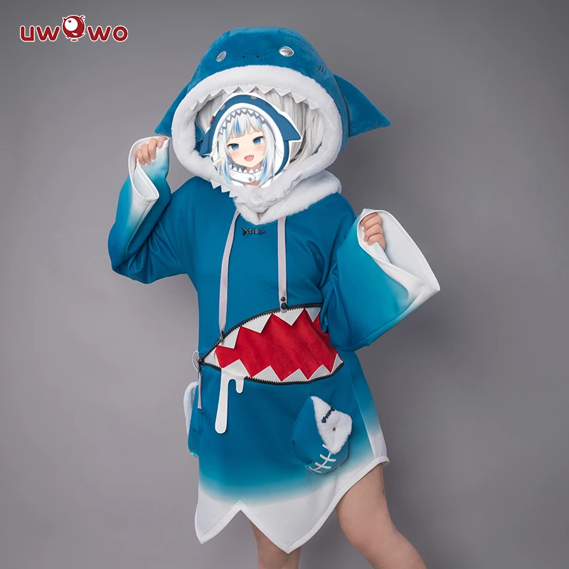 Hololive ENG Gawr Gura Cosplay Costume Shark Hat Suit HololiveEN Anime Costumes Girl Women Cute Blue Body Shark
Hololive ENG Gawr Gura Cosplay Costume Shark Hat Suit HololiveEN Anime Costumes Girl Women Cute Blue Body Shark