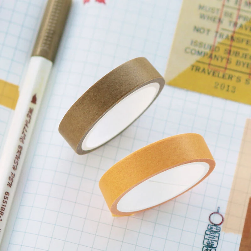 5 Pcs/lot 10mm*5m Solid Color Paper Tape Office Adhesive Tape DIY Decorative Scrapbook Masking Tape Washi Tape Stationery
5 Pcs/lot 10mm*5m Solid Color Paper Tape Office Adhesive Tape DIY Decorative Scrapbook Masking Tape Washi Tape Stationery