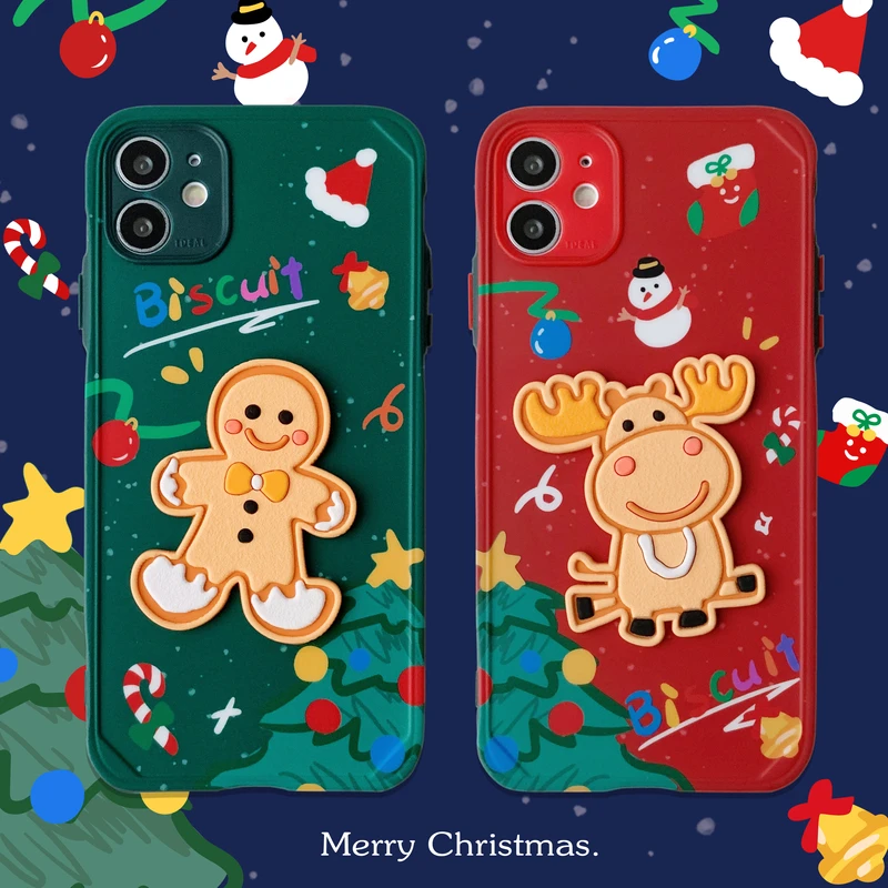 3D Funny Cute Cartoon Merry Christmas Snowman Elk Phone Case For iPhone 11 12 13 Pro Max Xs X Xr SE Cover New Year Gift Case
3D Funny Cute Cartoon Merry Christmas Snowman Elk Phone Case For iPhone 11 12 13 Pro Max Xs X Xr SE Cover New Year Gift Case