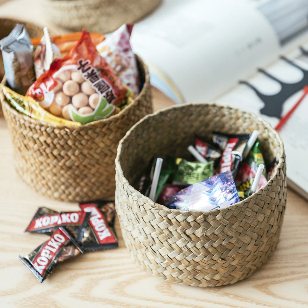 Multi Storage Box Rattan Storage Basket Handmade Wicker Woven Home Snack Box With Lid Office Desktop Debris Storage Basket
Multi Storage Box Rattan Storage Basket Handmade Wicker Woven Home Snack Box With Lid Office Desktop Debris Storage Basket