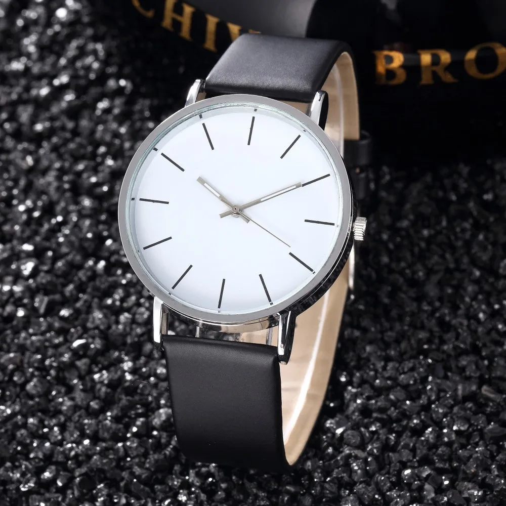 Simple Style Leather Women Quartz Watches Minimalist Ladies Fashion Dress Wrist Watch Female Casual Clock Bayan Kol Saati #2TWF | Наручные