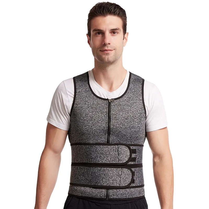 Fitness Neoprene Sauna Suit for Men Waist Trainer Vest Zipper Body Shaper with Adjustable Tank Top Corset Mens Slimming Belt
Fitness Neoprene Sauna Suit for Men Waist Trainer Vest Zipper Body Shaper with Adjustable Tank Top Corset Mens Slimming Belt