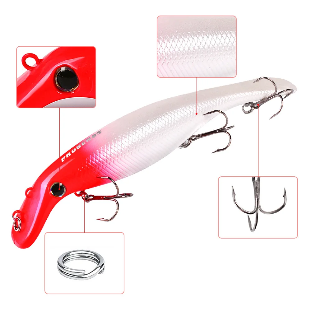New Bait Lures 15cm 33g Hard Plastic Fishing Lures Minnow 3D Eye Fish Classic Bait Floating Minnow Fishing Tackle Pesca DW478
New Bait Lures 15cm 33g Hard Plastic Fishing Lures Minnow 3D Eye Fish Classic Bait Floating Minnow Fishing Tackle Pesca DW478