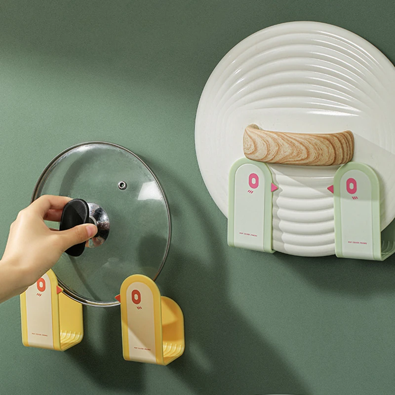 Pot Cover Shelf Self Adhesive Punch-free Wall-mounted Lid Rack Chopping Board Rack Universal Kitchen Hanging Storage Holder
Pot Cover Shelf Self Adhesive Punch-free Wall-mounted Lid Rack Chopping Board Rack Universal Kitchen Hanging Storage Holder