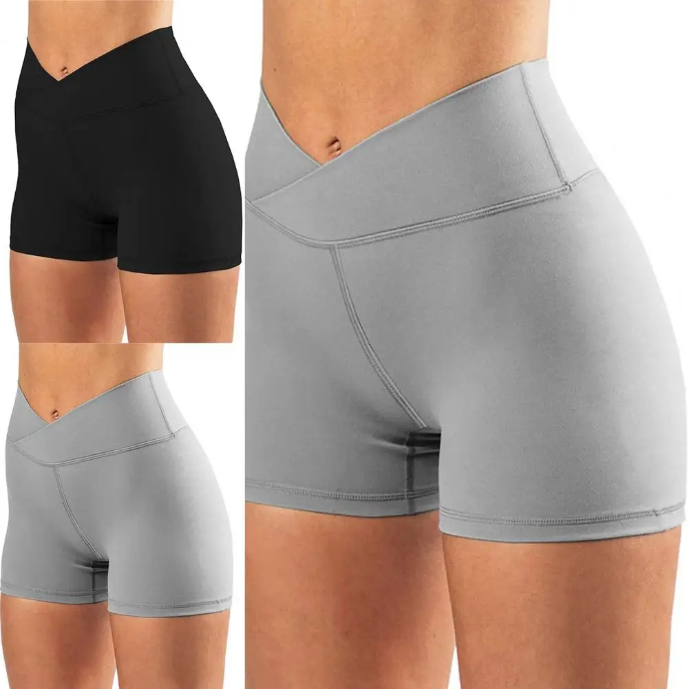 Sweat-absorbent Casual Hip Lift Cross Waist Short Pants Skin-friendly Short Pants High Waist for Jogging
Sweat-absorbent Casual Hip Lift Cross Waist Short Pants Skin-friendly Short Pants High Waist for Jogging