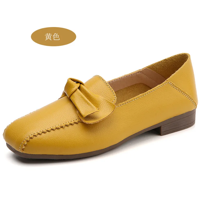 New Leather Bowknot Four Seasons Shoes Comfortable Soft Bottom Flat Heel Fashion Casual Women's Shoes
New Leather Bowknot Four Seasons Shoes Comfortable Soft Bottom Flat Heel Fashion Casual Women's Shoes