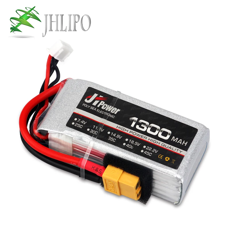 Lipo battery 1300mAh 25C 2S 7.4V 3S 11.1V 4S 14.8V Helicopter RC battery Drone for RC airplane car boat
Lipo battery 1300mAh 25C 2S 7.4V 3S 11.1V 4S 14.8V Helicopter RC battery Drone for RC airplane car boat