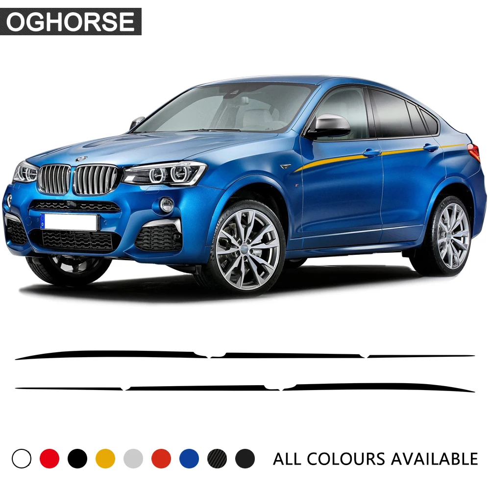 Виниловые наклейки для BMW X4 F26, декоративные полосы для стайлинга автомобиля, боковая полоса для тела, аксессуары для BMW X4 F26
Виниловые наклейки для BMW X4 F26, декоративные полосы для стайлинга автомобиля, боковая полоса для тела, аксессуары для BMW X4 F26