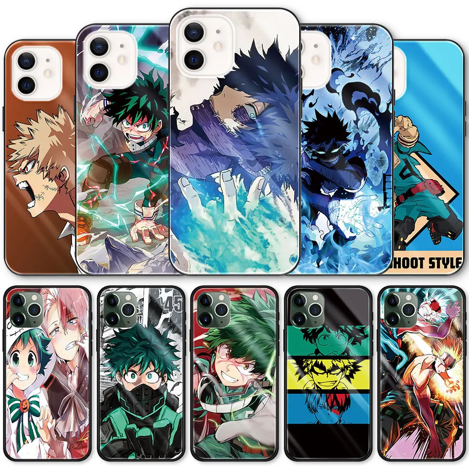 Tempered Glass Case for iphone 11 12 13 Pro Max 7 X XR 12Mini XS Max 13Mini 6 8 SE Phone Cover Shell My Hero Academia
Tempered Glass Case for iphone 11 12 13 Pro Max 7 X XR 12Mini XS Max 13Mini 6 8 SE Phone Cover Shell My Hero Academia