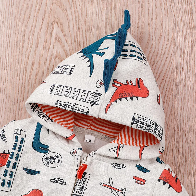 0-24M kids boutique Boy Clothing Cartoon Children's clothing Dinosaur jacket and pants two-piece suit baby long-sleeve Outfits
0-24M kids boutique Boy Clothing Cartoon Children's clothing Dinosaur jacket and pants two-piece suit baby long-sleeve Outfits