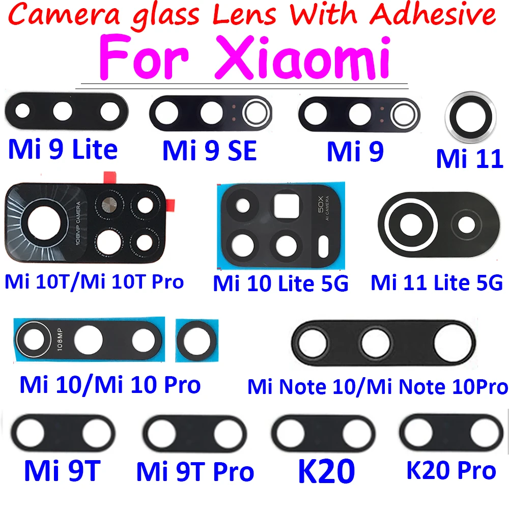 3Pcs,Original Back Rear Camera Glass Lens With Glue For Xiaomi Redmi 9C K20 Pro Mi 11 9 Lite 9T Pro 9se 10T Note 10 Pro 10 Lite
3Pcs,Original Back Rear Camera Glass Lens With Glue For Xiaomi Redmi 9C K20 Pro Mi 11 9 Lite 9T Pro 9se 10T Note 10 Pro 10 Lite