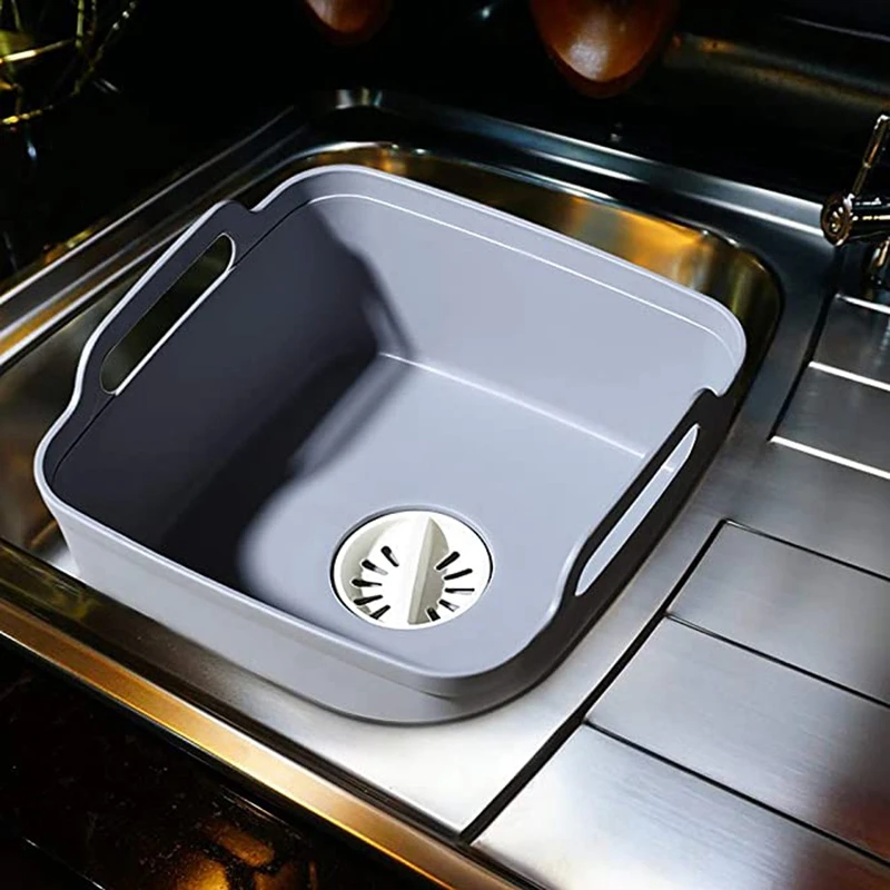 Wash Basin with Drain Plug Carry Handles for 9L Capacity, Fruits Drainer Basket Vegetable Sink Colander Dishpan
Wash Basin with Drain Plug Carry Handles for 9L Capacity, Fruits Drainer Basket Vegetable Sink Colander Dishpan
