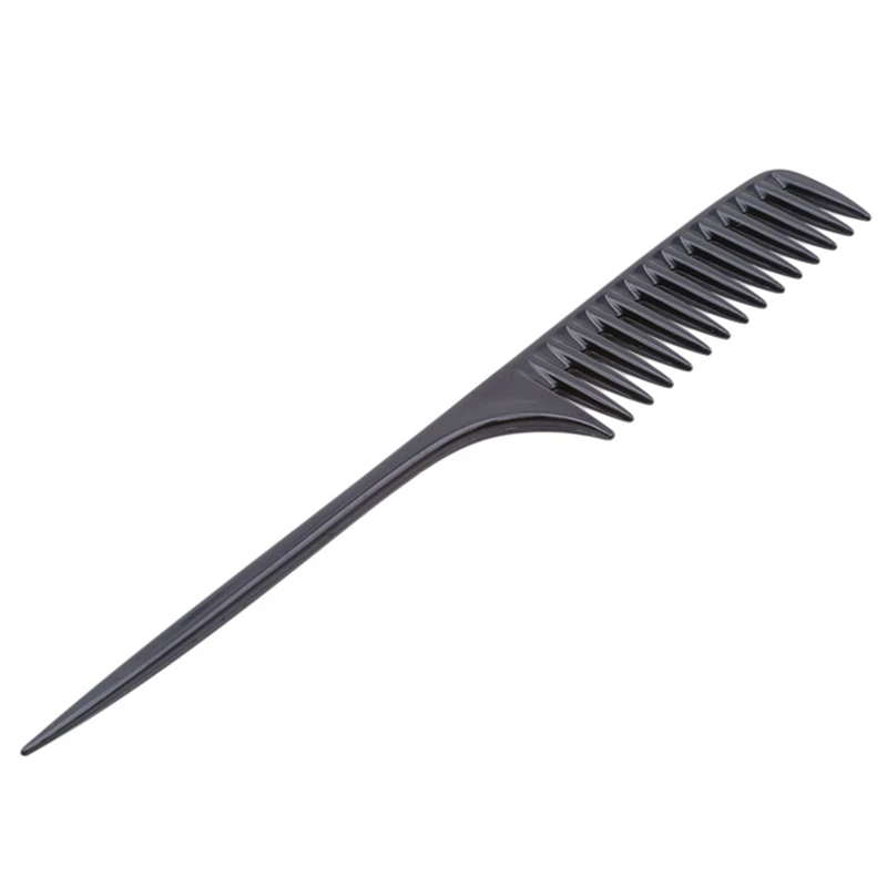 

1PC Professional Tip Tail Comb For Salon Barber Section Hair Brush Hairdressing Tools DIY Hair Wide Teeth Combs